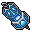 ghostsilver lantern
It is made of filigree silver braces and delicate indigo glass. It glows with an otherworldly light