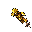 the golden outfit display