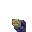 green and a blue present