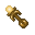 lit small lamp
